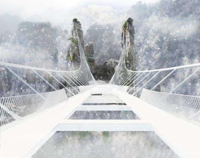 У Китаї побудують найдовший скляний міст