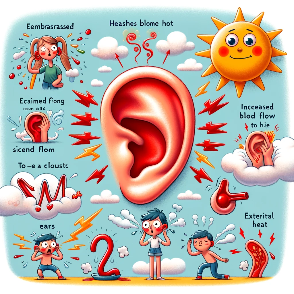 Чому вуха стають гарячими: причини печіння правого, лівого та обох вух одночасно